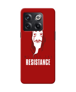 Money Heist Resistance Quote OnePlus 10T 5G Back Cover