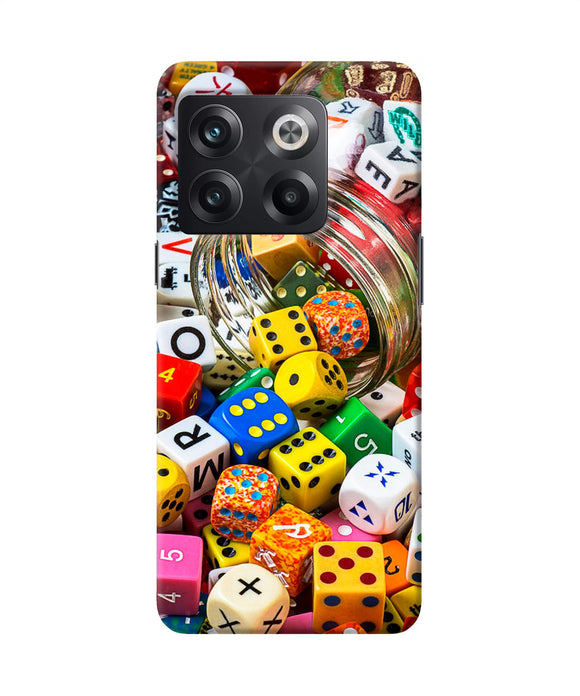 Colorful Dice OnePlus 10T 5G Back Cover