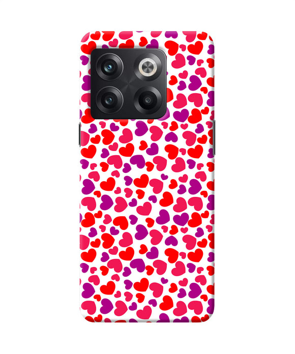 Heart print OnePlus 10T 5G Back Cover