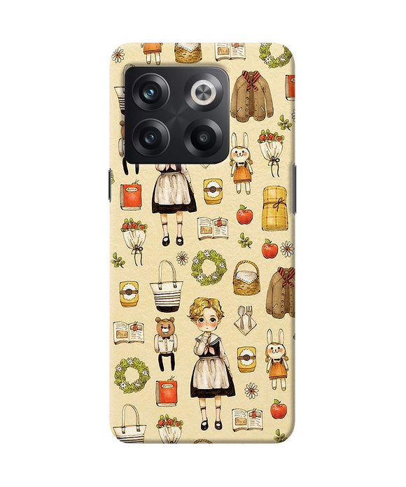 Canvas girl print OnePlus 10T 5G Back Cover