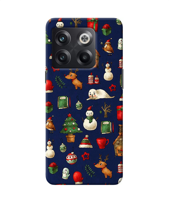 Canvas christmas print OnePlus 10T 5G Back Cover