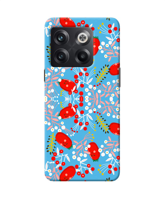 Small red animation pattern OnePlus 10T 5G Back Cover