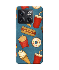 Abstract food print OnePlus 10T 5G Back Cover