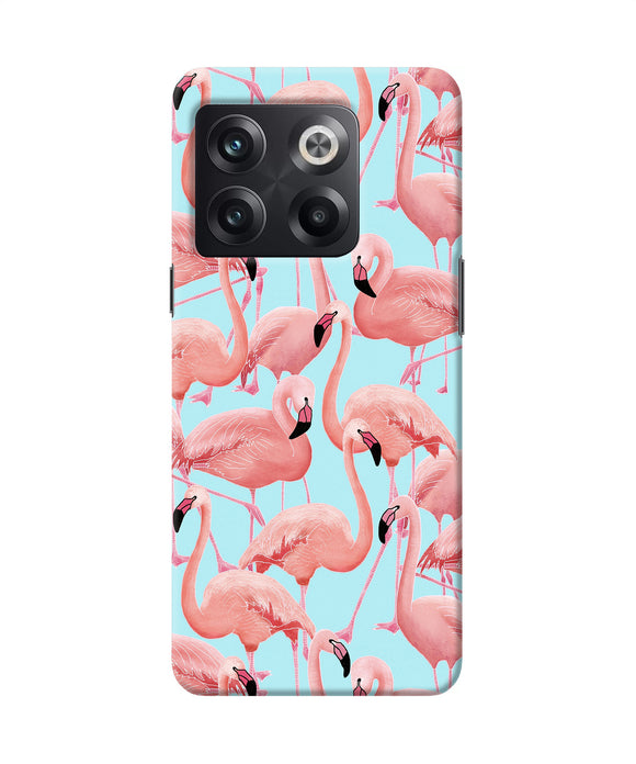 Abstract sheer bird print OnePlus 10T 5G Back Cover