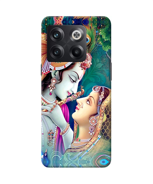 Lord radha krishna paint OnePlus 10T 5G Back Cover