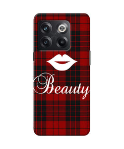 Beauty red square OnePlus 10T 5G Back Cover