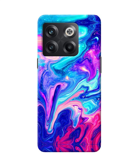 Abstract colorful water OnePlus 10T 5G Back Cover