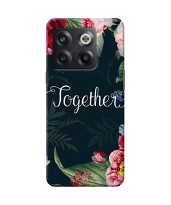 Together flower OnePlus 10T 5G Back Cover