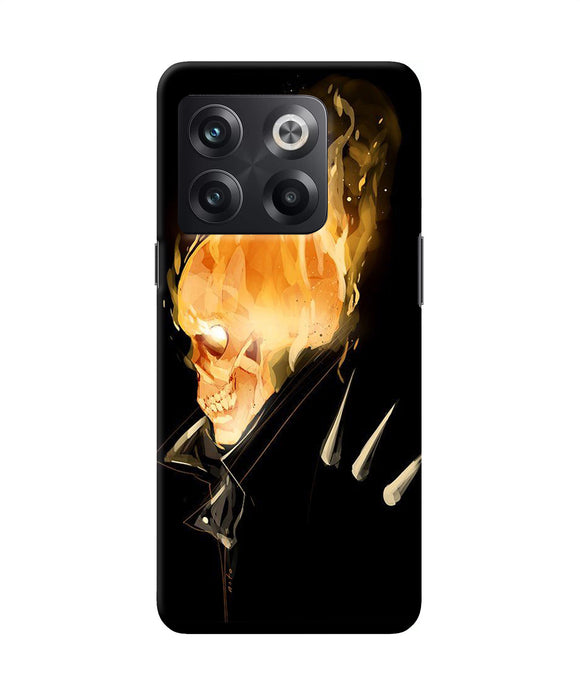 Burning ghost rider OnePlus 10T 5G Back Cover