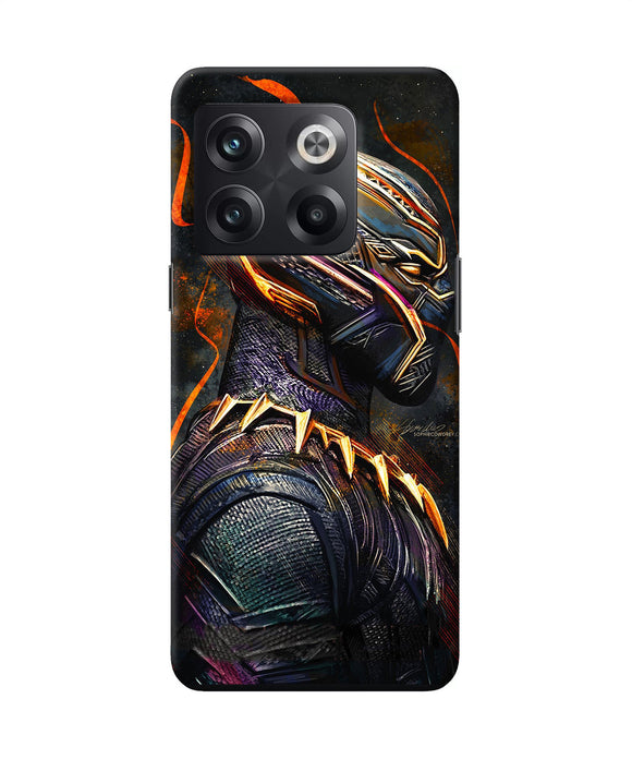Black panther side face OnePlus 10T 5G Back Cover