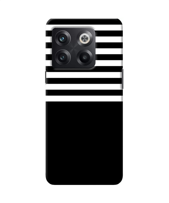 Black and white print OnePlus 10T 5G Back Cover