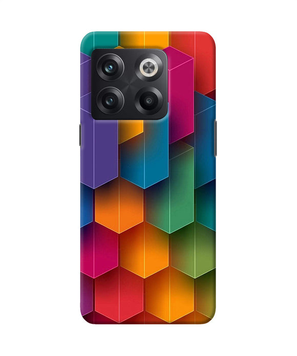 Abstract rectangle print OnePlus 10T 5G Back Cover