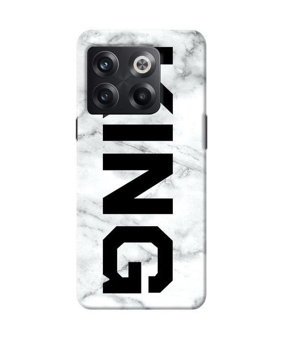 King marble text OnePlus 10T 5G Back Cover