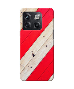 Abstract red brown wooden OnePlus 10T 5G Back Cover