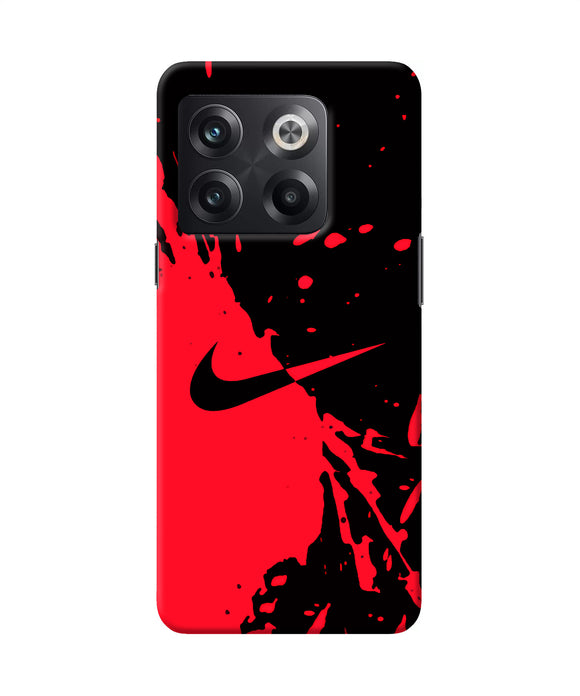 Nike red black poster OnePlus 10T 5G Back Cover