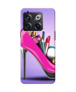 Makeup heel shoe OnePlus 10T 5G Back Cover