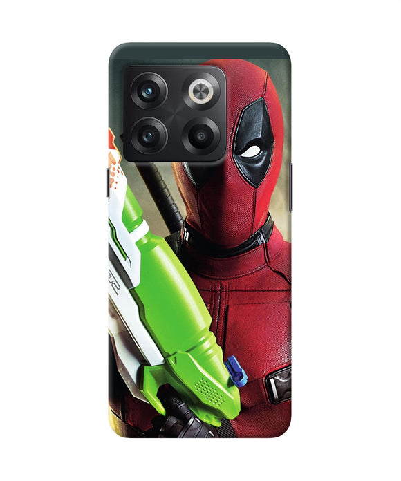 Deadpool funny gun OnePlus 10T 5G Back Cover