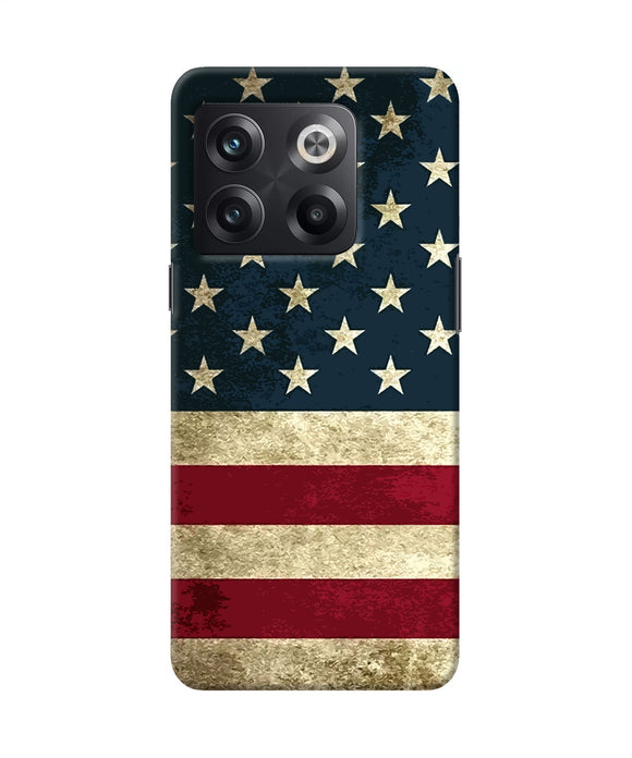 Vintage US flag OnePlus 10T 5G Back Cover