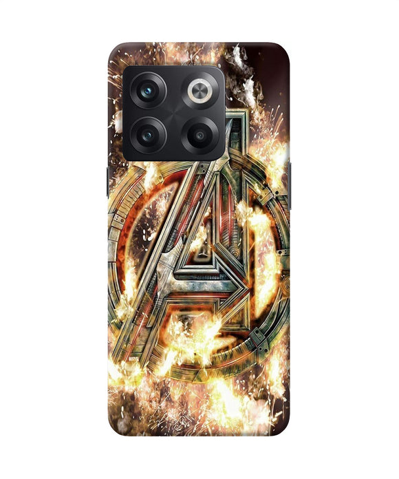 Avengers burning logo OnePlus 10T 5G Back Cover