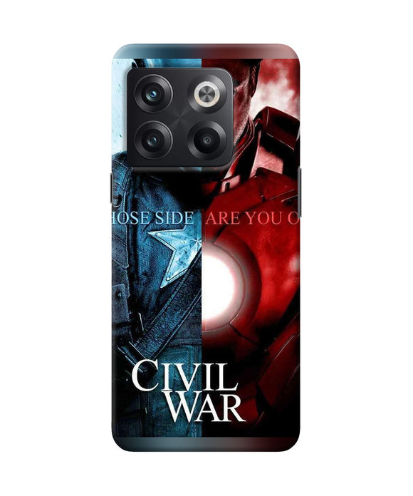 Civil war OnePlus 10T 5G Back Cover