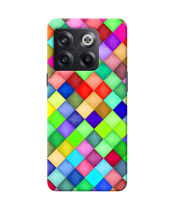 Abstract colorful squares OnePlus 10T 5G Back Cover