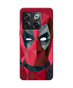 Abstract deadpool full mask OnePlus 10T 5G Back Cover