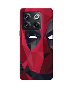 Abstract deadpool half mask OnePlus 10T 5G Back Cover