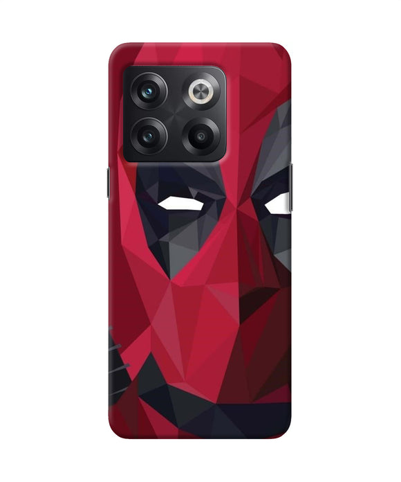 Abstract deadpool half mask OnePlus 10T 5G Back Cover