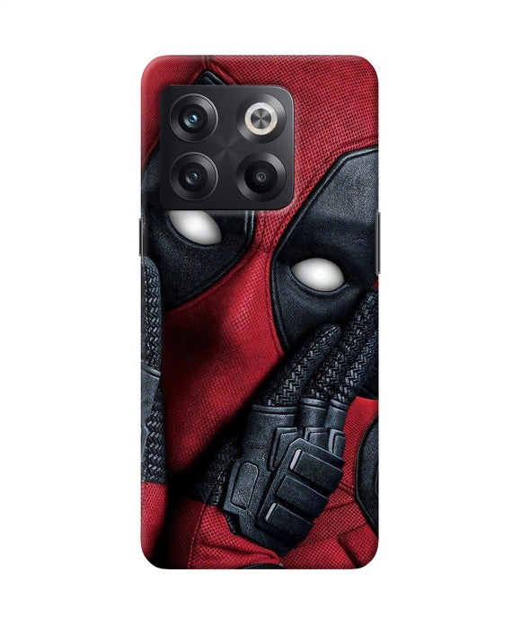 Thinking deadpool OnePlus 10T 5G Back Cover