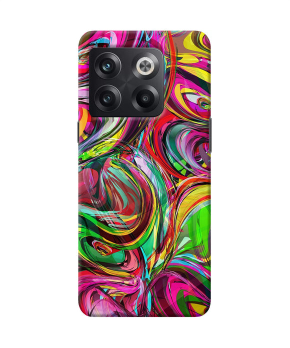 Abstract colorful ink OnePlus 10T 5G Back Cover