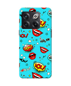 Lol lips print OnePlus 10T 5G Back Cover