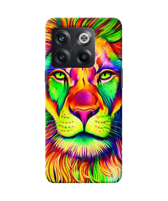 Lion color poster OnePlus 10T 5G Back Cover