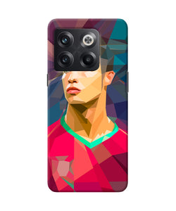 Abstract ronaldo OnePlus 10T 5G Back Cover