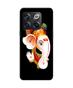 Lord ganesh face OnePlus 10T 5G Back Cover