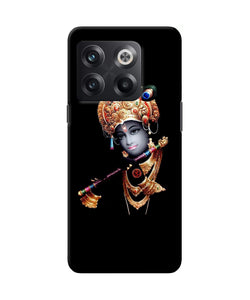 Lord krishna with fluet OnePlus 10T 5G Back Cover