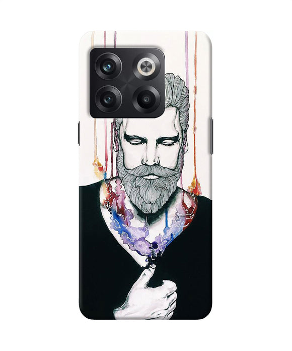 Beard man character OnePlus 10T 5G Back Cover