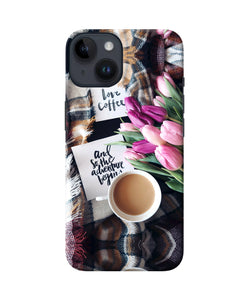 Love Coffee Quotes iPhone 14 Back Cover