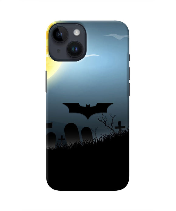 Batman Scary cemetry iPhone 14 Real 4D Back Cover