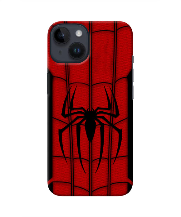 Spiderman Costume iPhone 14 Real 4D Back Cover