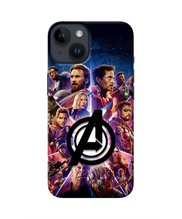 Avengers Superheroes iPhone 14 Real 4D Back Cover