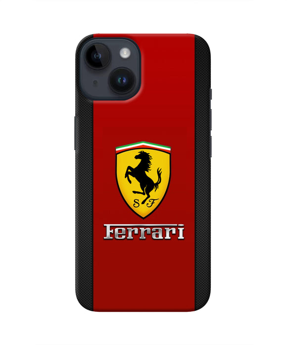 Ferrari Abstract iPhone 14 Real 4D Back Cover