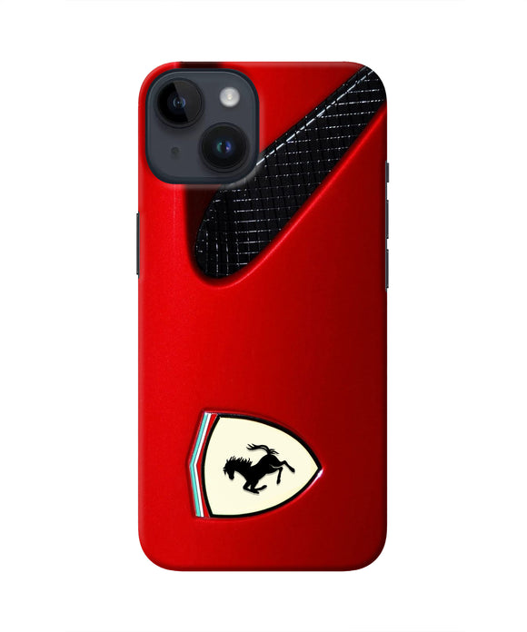 Ferrari Hood iPhone 14 Real 4D Back Cover