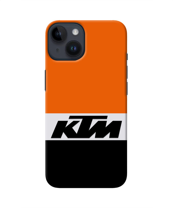 KTM Colorblock iPhone 14 Real 4D Back Cover