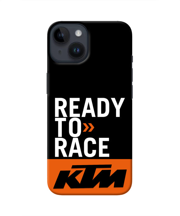 KTM Ready To Race iPhone 14 Real 4D Back Cover