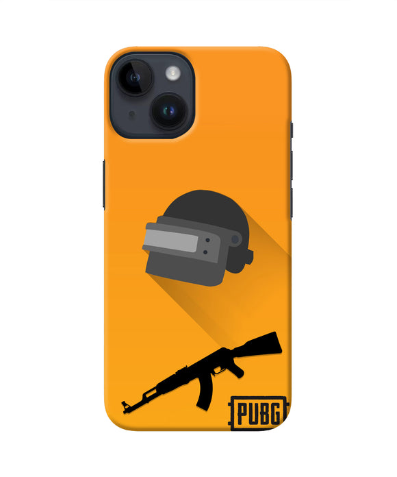 PUBG Helmet and Gun iPhone 14 Real 4D Back Cover