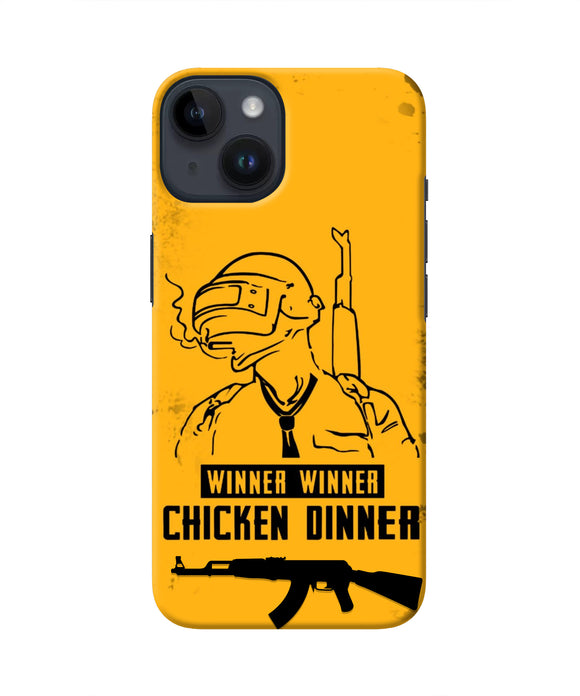 PUBG Chicken Dinner iPhone 14 Real 4D Back Cover