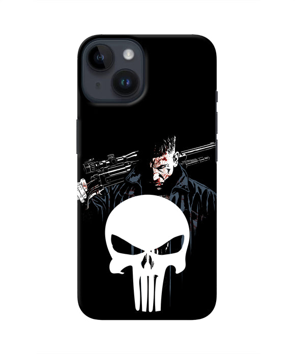 Punisher Character iPhone 14 Real 4D Back Cover