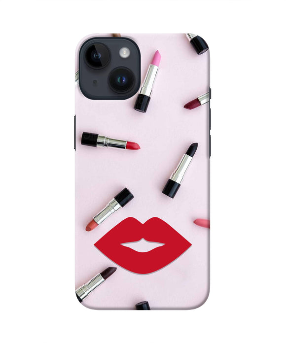 Lips Lipstick Shades iPhone 14 Real 4D Back Cover