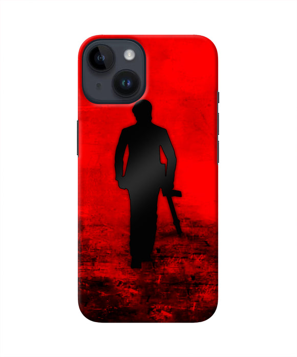 Rocky Bhai with Gun iPhone 14 Real 4D Back Cover