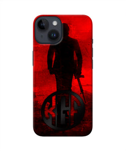 Rocky Bhai K G F Chapter 2 Logo iPhone 14 Real 4D Back Cover